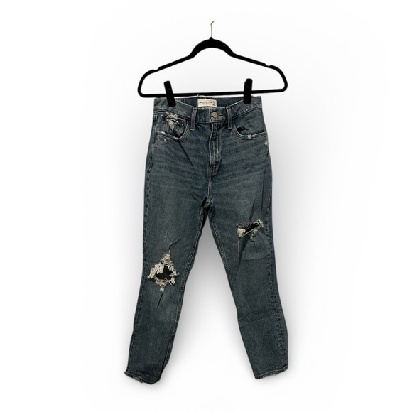 Abercrombie & Fitch High Rise Blue Jeans - Picture 2 of 2